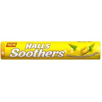 Halls Soothers Honey & Lemon Lozenges (45g)