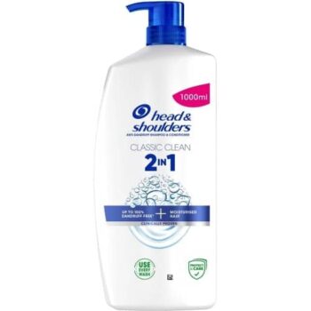 Head & Shoulders Classic Clean 2in1 Anti Dandruff Shampoo & Conditioner (1000ml)