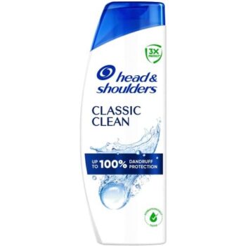 Head & Shoulders Classic Clean Clarifying Anti Dandruff Shampoo For Itchy Dry Scalp (400ml)