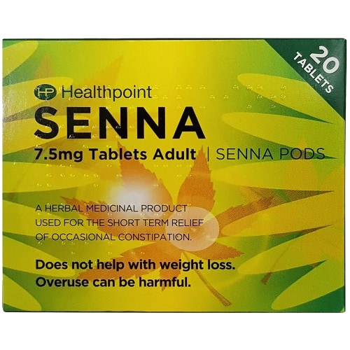 Healthpoint Adult Senna Tablets 20 Pods (20 x 7.5mg)