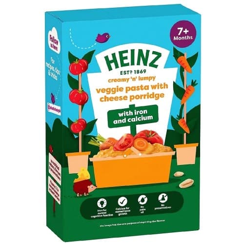Heinz 7+ Months First Steps Cheesy Veg with Pasta Baby Food (200g)