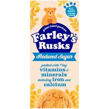 Heinz Farley's Rusks Reduced Sugar Baby Food Snacks (9 x 150g)