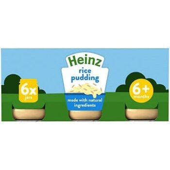 Heinz Rice Pudding Baby Food 6+ Months (6 x 120g)