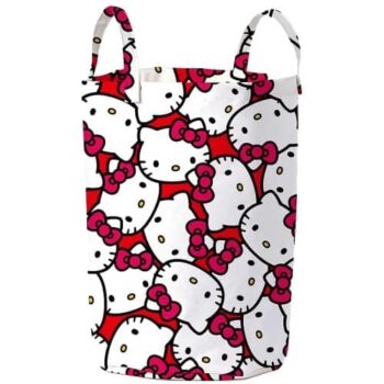 Hello Kitty Star Fabric Storage Hamper