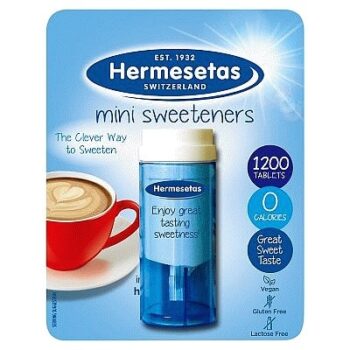 Hermesetas Mini Sweeteners Tablets 1200s 1200 Per Pack