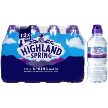 Highland Spring Kids Active Pack Still Spring Water Bottles (12 x 330ml)