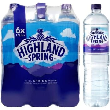 Highland Spring Still Spring Water Bottles 6x1.5 (6 x 1.5l)