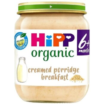 HiPP Organic Creamed Porridge Breakfast Baby Food Jar 6+ Months (125g)