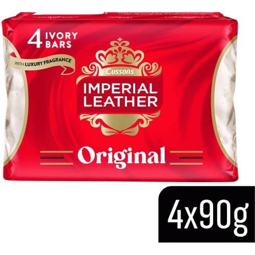 Imperial Leather Original Bar Soap (4 x 90g)