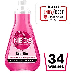 Ineos Non Bio Concentrated Laundry Liquid Rhubarb + Pomegranate 34 Washes