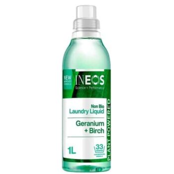 INEOS Non Bio Laundry Liquid Detergent Geranium Birch 33 Washes (1000ml)
