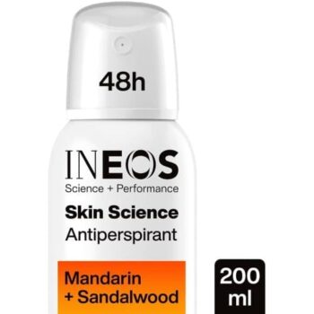 Ineos Skin Science Mandarin + Sandalwood Antiperspirant Deo (200ml)