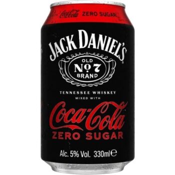 Jack Daniel's Whiskey & Coca-Cola Zero Sugar (330ml)