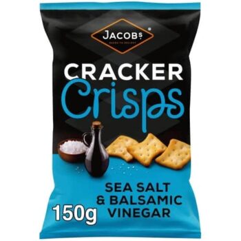 Jacob's Cracker Crisps Sea Salt & Balsamic Vinegar (150g)