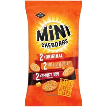 Jacob's Mini Cheddars Variety Multipack (6 x 23g)