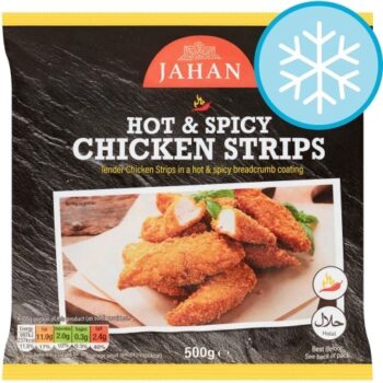 Jahan Frozen Hot & Spicy Chicken Strips (500g)