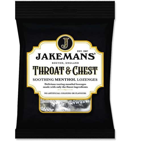 Jakemans Throat & Chest Soothing Menthol Lozenges (160g)