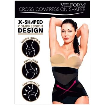 JML Velform Cross Compression Shaper Short Black XL