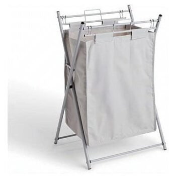 John Lewis Basics Laundry Hamper Grey each