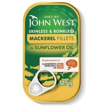 John West Mackerel Fillets in Sunflower Oil (115g)