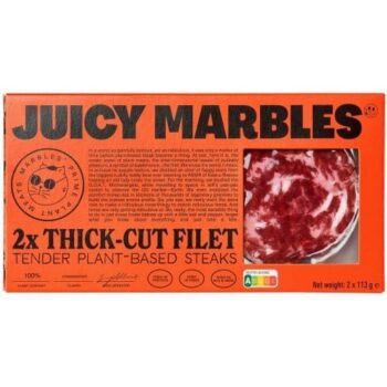 Juicy Marbles 2 Thick-Cut Fillet Plant Based Steaks (2 x 226g)