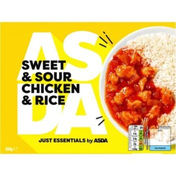 JUST ESSENTIALS by ASDA Sweet & Sour Chicken & Rice