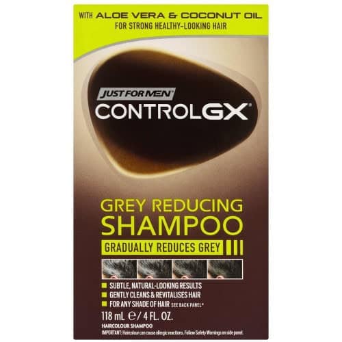 Just For Men Control GX Grey Reducing Shampoo with Aloe Vera (118ml)