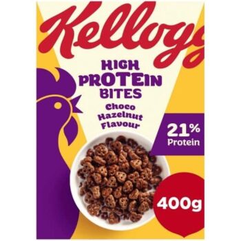 Kellogg's High Protein Bites Chocolate Cereal (400g)