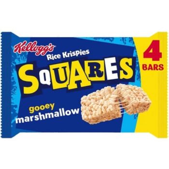 Kellogg's Rice Krispies Squares Marshmallow Snack Bars (4 x 28g)