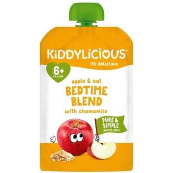 Kiddylicious Apple & Oat Bedtime Blend with Chamomile Pouch Baby Food (100g)