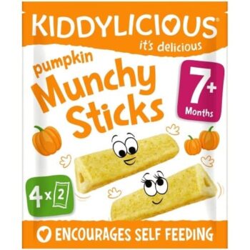 Kiddylicious Pumpkin Munchy Sticks (4 x 4g)
