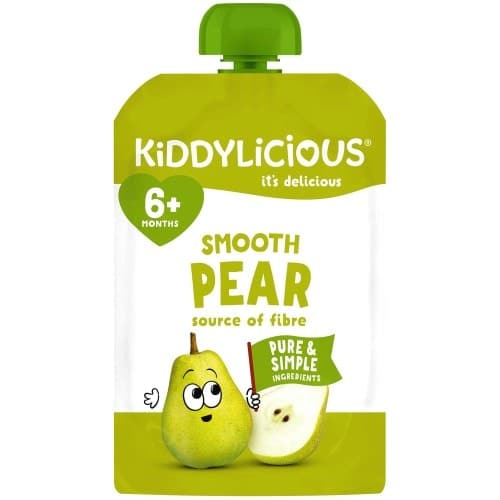 Kiddylicious Smooth Pear 6+ Months (100g)
