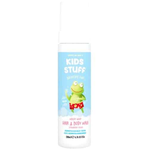Kids Stuff Strawberry Splash Wacky Whip Blue Hair & Body Wash (200ml)