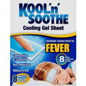Kool N Soothe Kids Fever Cooling Gel Sheets