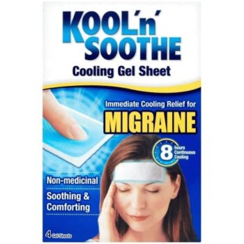 Kool N Soothe Migraine Cooling Gel Sheets (4)
