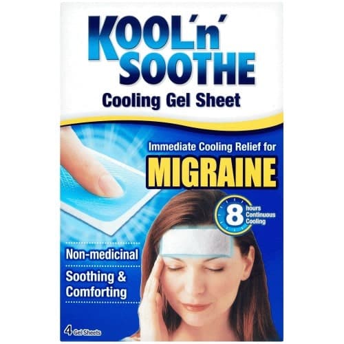 Kool N Soothe Migraine Cooling Gel Sheets (4)