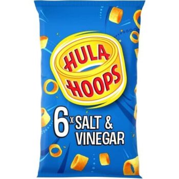 KP Hula Hoops Salt & Vinegar Multipack Crisps (6 x 24g)