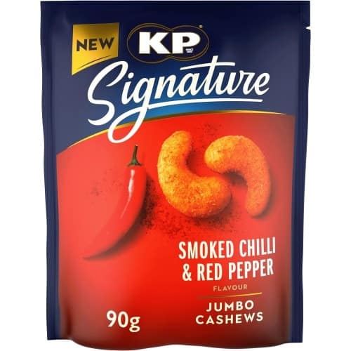 KP Signature Smoked Chilli and Red Pepper Cashews (90g)
