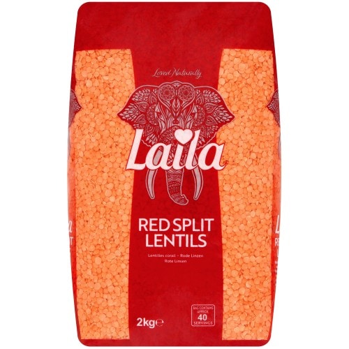 Laila Red Split Lentils (2kg)