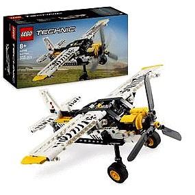 LEGO Technic Bush Plane Building Toy Set for Kids 42198