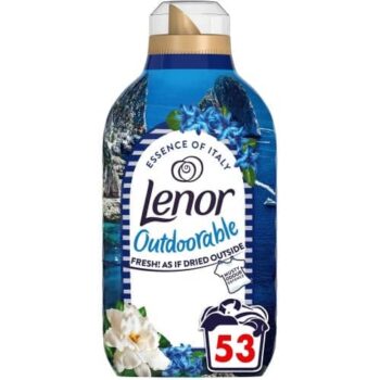 Lenor Outdoorable Capri Fabric Conditioner 53 Washes (53w, 742ml)