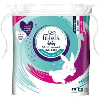 Lil-Lets Baby Cotton Wool Oval Pads (50)