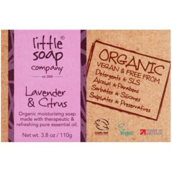 Little Soap Company Organic Bar Soap English Lavender & Citrus (110g)