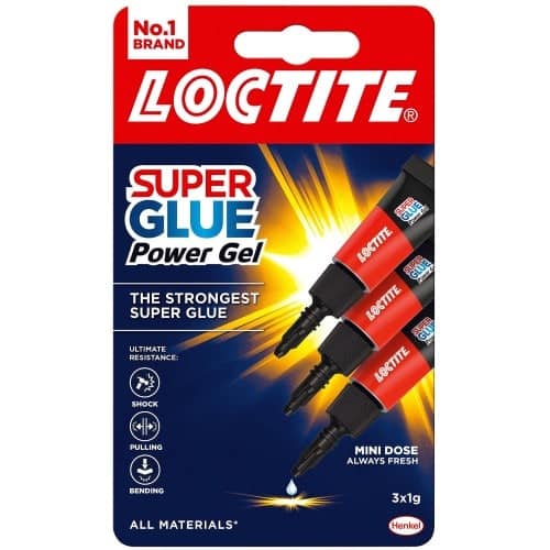 Loctite Power Flex Mini-Trio Gel Super Glue (3 x 1g)