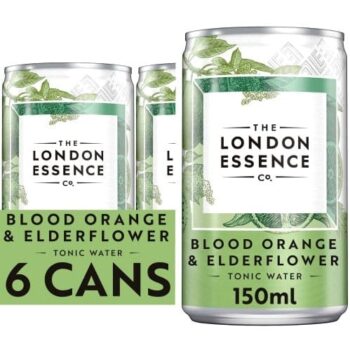 London Essence Co. Orange & Elderflower Tonic Water Cans (6 x 150ml)