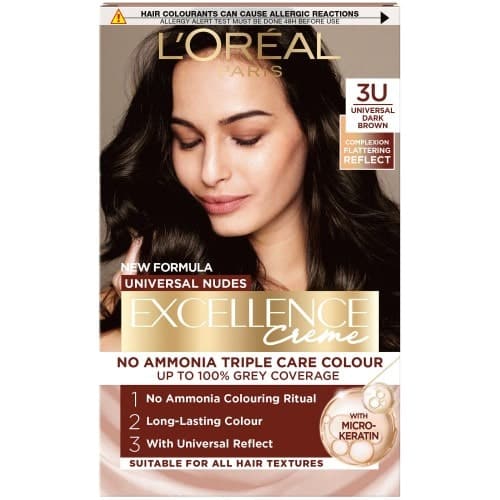 L'Oreal Excellence Universal Nudes 3U Brunette Hair Dye