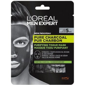 L'Oreal Men Expert Charcoal Tissue Mask (30g)
