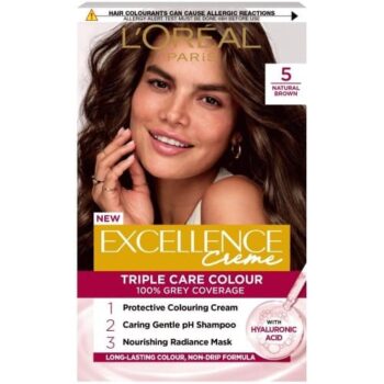 L'Oreal Paris Excellence Creme Permanent Hair Dye 5 Natural Brown
