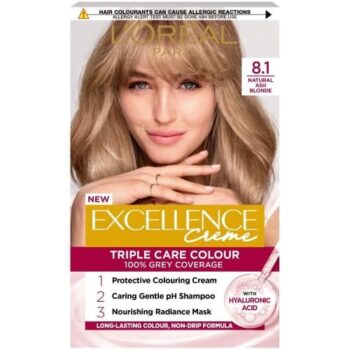 L'Oreal Paris Excellence Natural Ash Blonde 8.1 Permanent Hair Dye