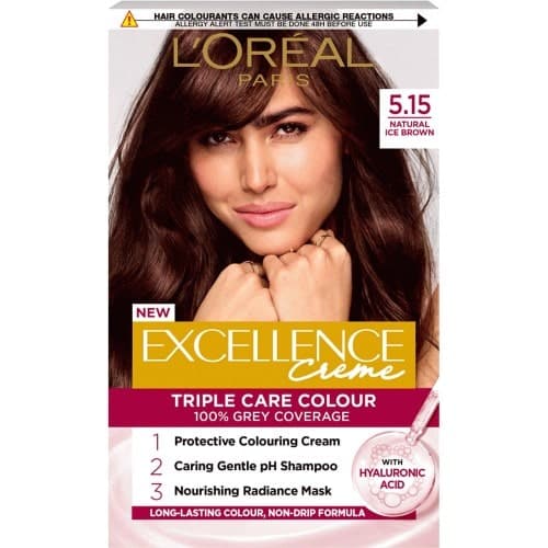 L'Oreal Paris Excellence Permanent Hair Dye Natural Iced Brown 5.15